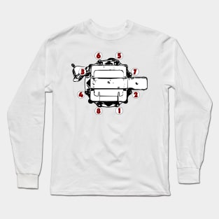 Small Block Chevy Firing Order Long Sleeve T-Shirt